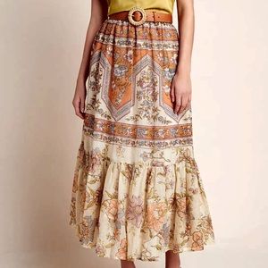 Mes Demoiselles Flounced Maxi Skirt